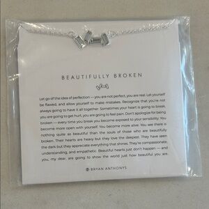 Beautifully Broken Silver Necklace Bryan Anthony